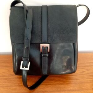 Esprit Black Leather Unisex  Bag